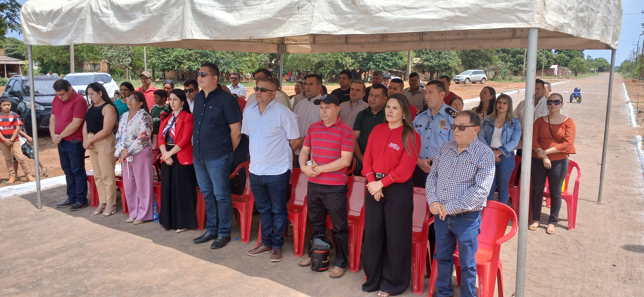 Gobernación de Amambay inaugura 19 mil metros cuadrados de empedrado en Zanja Pytã Gobernación de Amambay inaugura 19 mil metros cuadrados de empedrado en Zanja Pytã