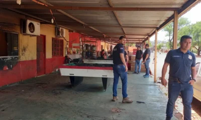 Desconocidos prenden fuego una bodega en Pedro Juan Caballero
