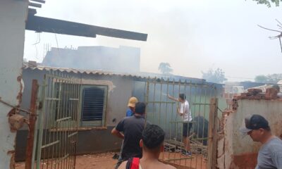 PJC: Vivienda ardió parcialmente en llamas tras explosión de un foco