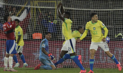 Brasil firma una gran remontada ante Chile en Santiago