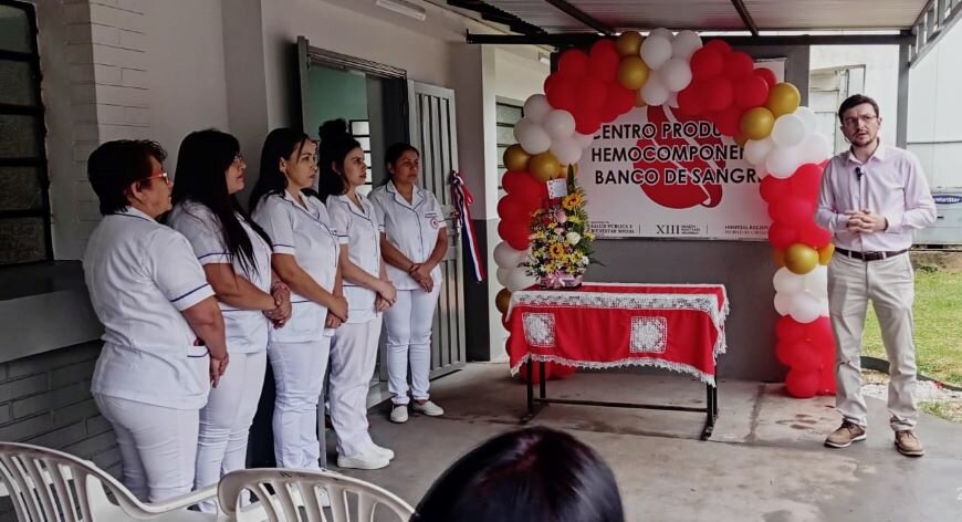 Se inaugura Centro Productor de Hemocomponentes en Pedro Juan Caballero Se inaugura Centro Productor de Hemocomponentes en Pedro Juan Caballero
