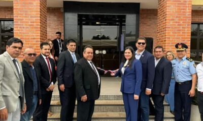 Con presencia del gobernador de Amambay, inauguran en Karapaí Juzgado de Paz y empedrado