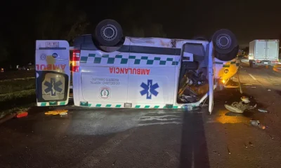 Caaguazú: Ambulancia impacta contra motocicleta y deja dos hermanos fallecidos