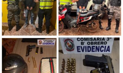 PJC: Detienen a un joven tras intentar evadir control policial e incautan de su poder una pistola