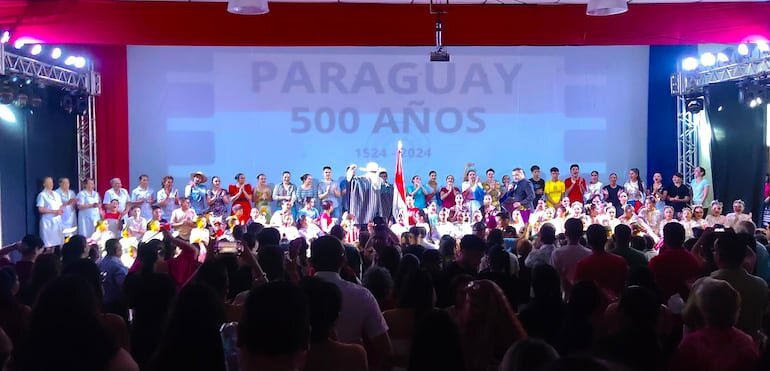 Con festival de danzas, Pedro Juan Caballero celebra los 500 años del descubrimiento del Paraguay Con festival de danzas, Pedro Juan Caballero celebra los 500 años del descubrimiento del Paraguay