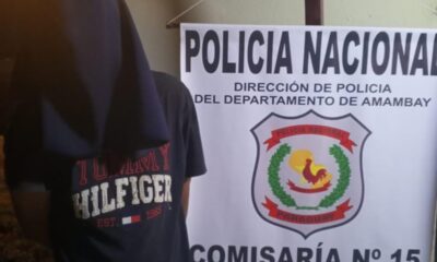 PJC: Joven es detenido por violencia familiar contra su concubina en Villa Guillermina