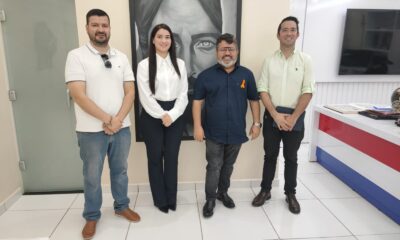 Directivos de la Federación de Handball del Amambay visitaron a Carlos Bernardo en su despacho