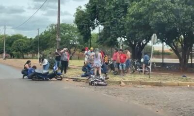PJC: Motociclistas quedan con lesiones tras choque en barrio Obrero