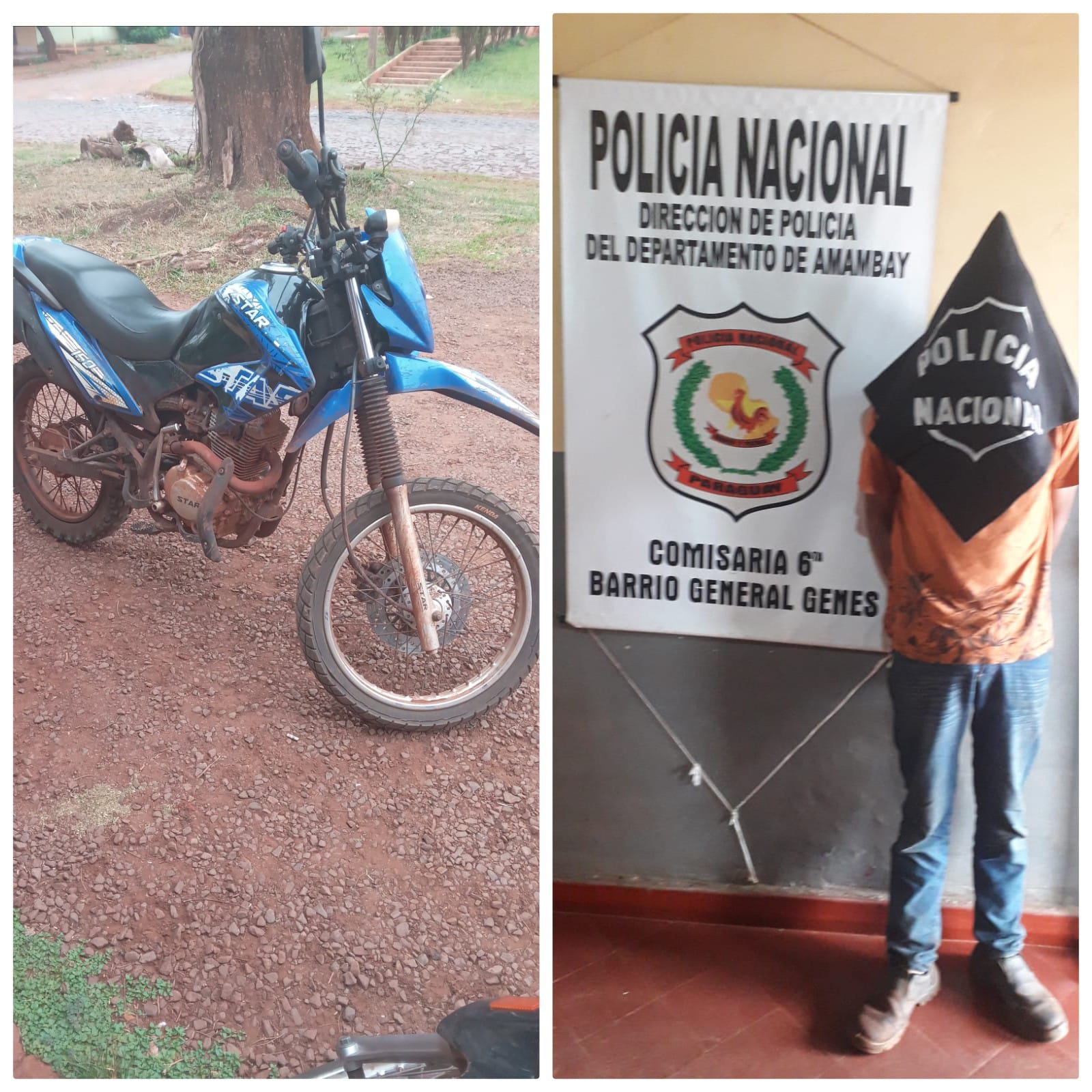 PJC: Detienen a uno de los supuestos autores de robo de motocicleta a una pareja PJC: Detienen a uno de los supuestos autores de robo de motocicleta a una pareja