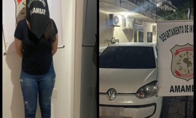 PJC: Hallan en poder de una mujer un automóvil que sería el utilizado para hurto en una tienda