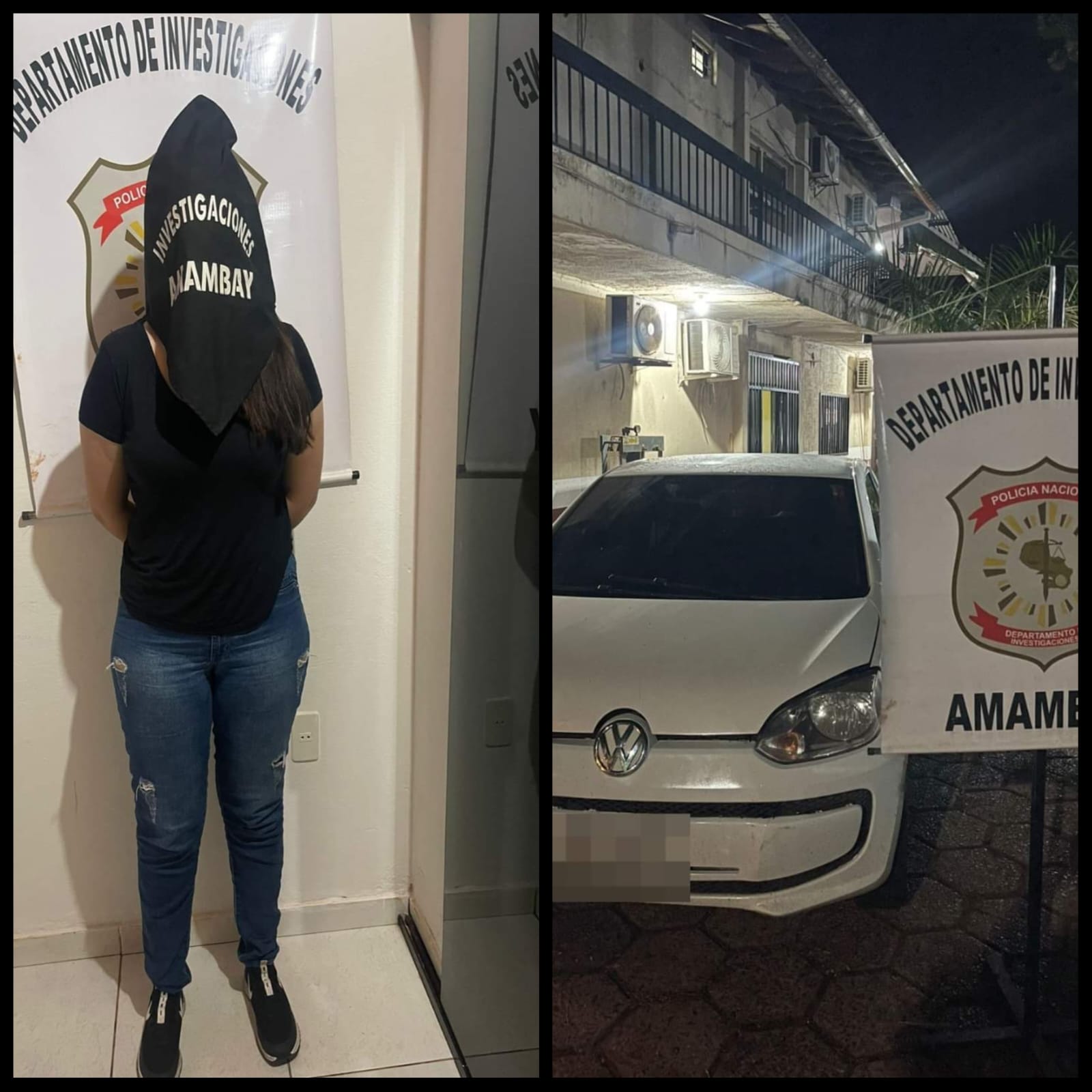 PJC: Hallan en poder de una mujer un automóvil que sería el utilizado para hurto en una tienda PJC: Hallan en poder de una mujer un automóvil que sería el utilizado para hurto en una tienda
