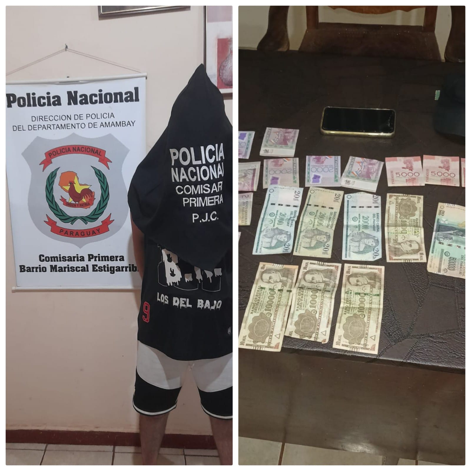 Barra brava de Olimpia detenido con moñitos de cocaína en Pedro Juan Caballero Barra brava de Olimpia detenido con moñitos de cocaína en Pedro Juan Caballero