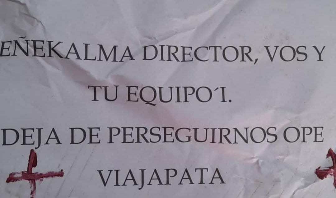 Hallan un panfleto amenazante dirigido al director departamental de educación de Amambay Hallan un panfleto amenazante dirigido al director departamental de educación de Amambay