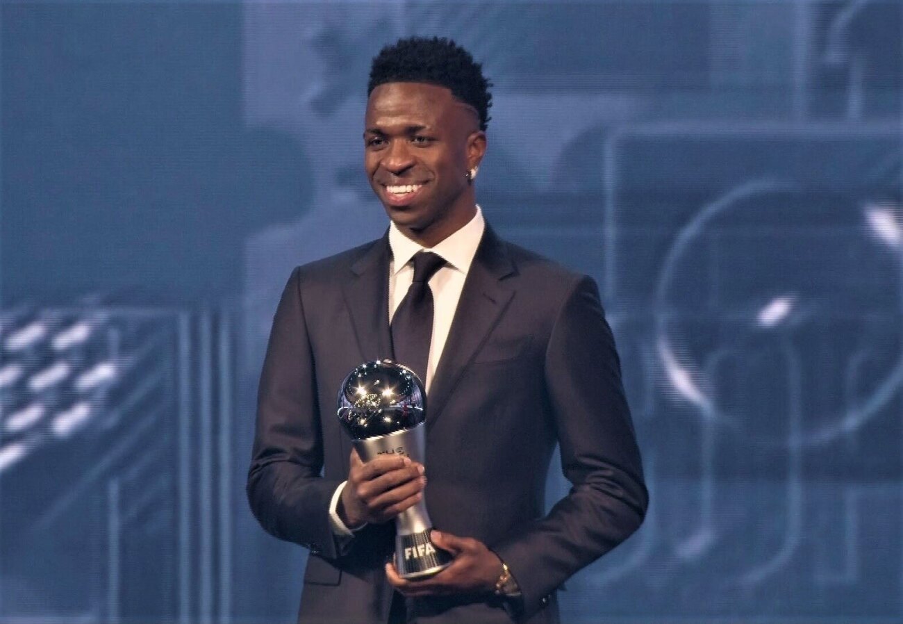 Premios The Best: Vinicius fue elegido como el mejor jugador del 2024