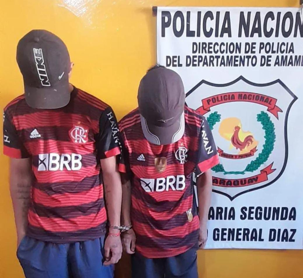 Menores son detenidos por intento de hurto en una tienda en Pedro Juan Caballero Menores son detenidos por intento de hurto en una tienda en Pedro Juan Caballero