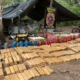 Narcos tenían cerdos, gallinas y perros, en medio del bosque en Bella Vista Norte