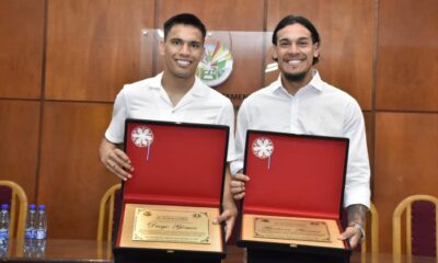 Gustavo Gómez y Diego Gómez recibieron reconocimiento en Misiones