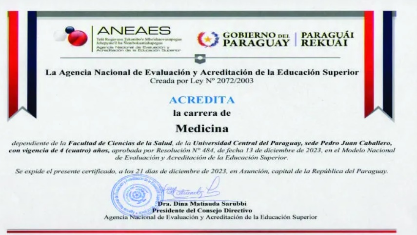 Habilitación y Acreditación de la Carrera de Medicina en UCP – PJC | CONES y ANEAES Habilitación y Acreditación de la Carrera de Medicina en UCP – PJC | CONES y ANEAES