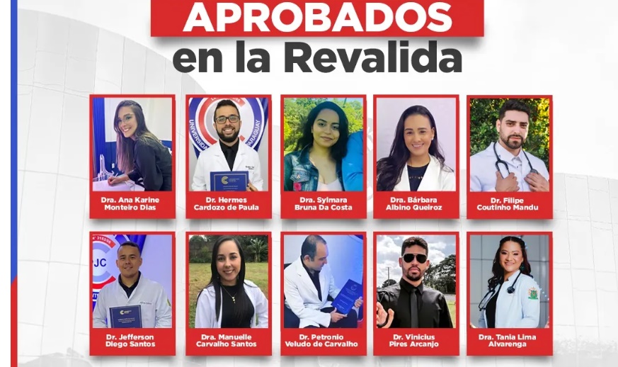 Alta aprobación en el Examen de Revalida de Brasil para médicos formados por la UCP Pedro Juan Caballero Alta aprobación en el Examen de Revalida de Brasil para médicos formados por la UCP Pedro Juan Caballero