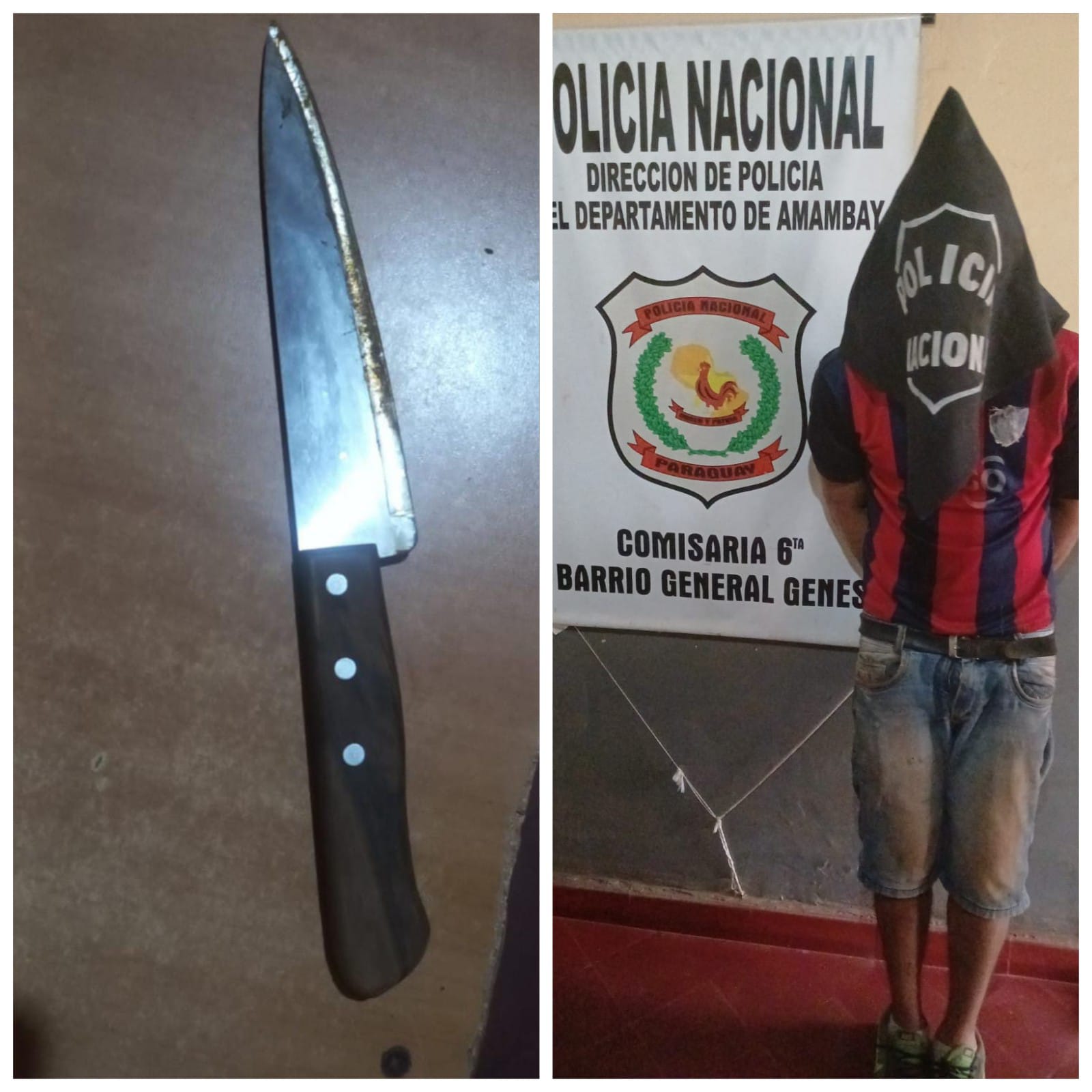 Policía detiene a un hombre por hurto domiciliario en Pedro Juan Caballero Policía detiene a un hombre por hurto domiciliario en Pedro Juan Caballero