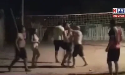 Suboficial saca su arma y dispara en plena cancha de piki vóley en Coronel Oviedo