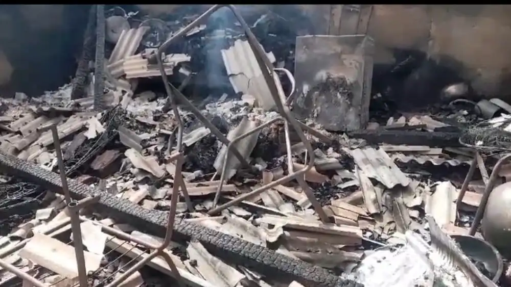 Curuguaty: Joven habría incendiado vivienda de su ex pareja tras ser denunciado por maltrato