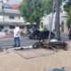 Choque fatal en el centro de Asunción: barrendero en motocicleta fue atropellado