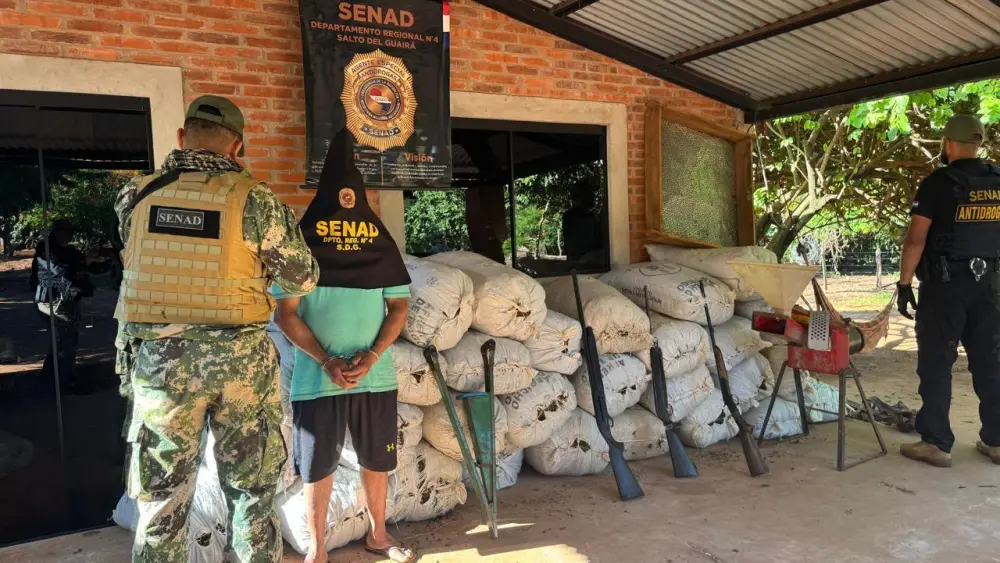 Desmantelan laboratorio clandestino en Maracaná y cae un supuesto líder