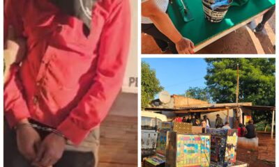 PJC: Antinarcóticos detiene a un hombre con drogas, revólver y máquinas tragamonedas