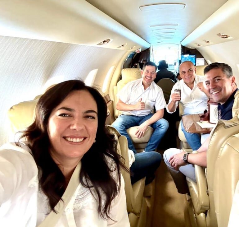 “Ya están mejor”: Santi y ministra de MOPC defienden suba de peaje pero se pasean en avión