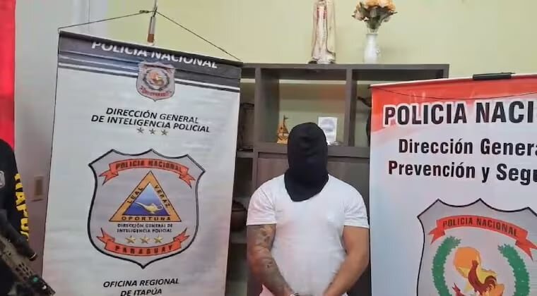 Detienen en Itapúa a un hombre buscado en la Argentina por el homicidio de una niña de 13 años
