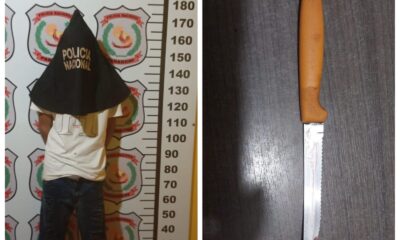 Joven atacó e hirió con cuchillo de cocina a su padre en Pedro Juan Caballero