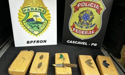 Policía Federal intercepta camioneta de lujo que transportaba droga y detienen a un paraguayo