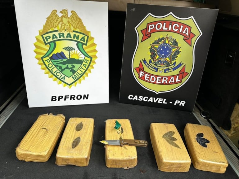 Policía Federal intercepta camioneta de lujo que transportaba droga y detienen a un paraguayo