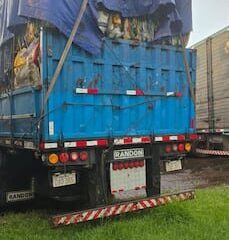 Incautan 2000 kilos de aluminio prensado tras intervención en Amambay