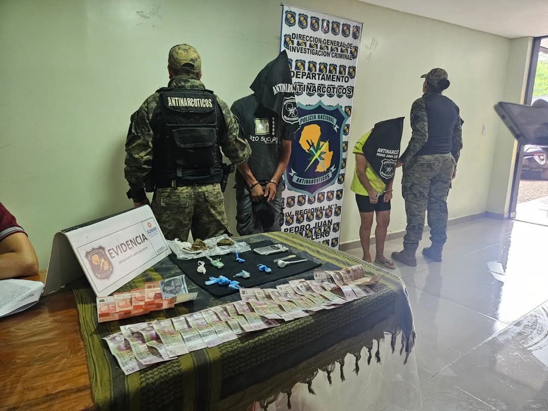 Policía Nacional interviene una vivienda por microtráfico en Pedro Juan Caballero Policía Nacional interviene una vivienda por microtráfico en Pedro Juan Caballero