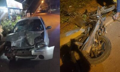 Ebrio al volante acaba con la vida de un niño y su padre en Minga Guazú