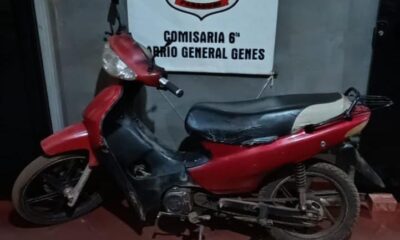 PJC: Motocicleta denunciada como robada fue incautada en cercanías de un cementerio