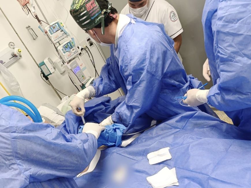 Por primera vez realizan en hospital de Pedro Juan Caballero drenaje de páncreas por imagen Por primera vez realizan en hospital de Pedro Juan Caballero drenaje de páncreas por imagen