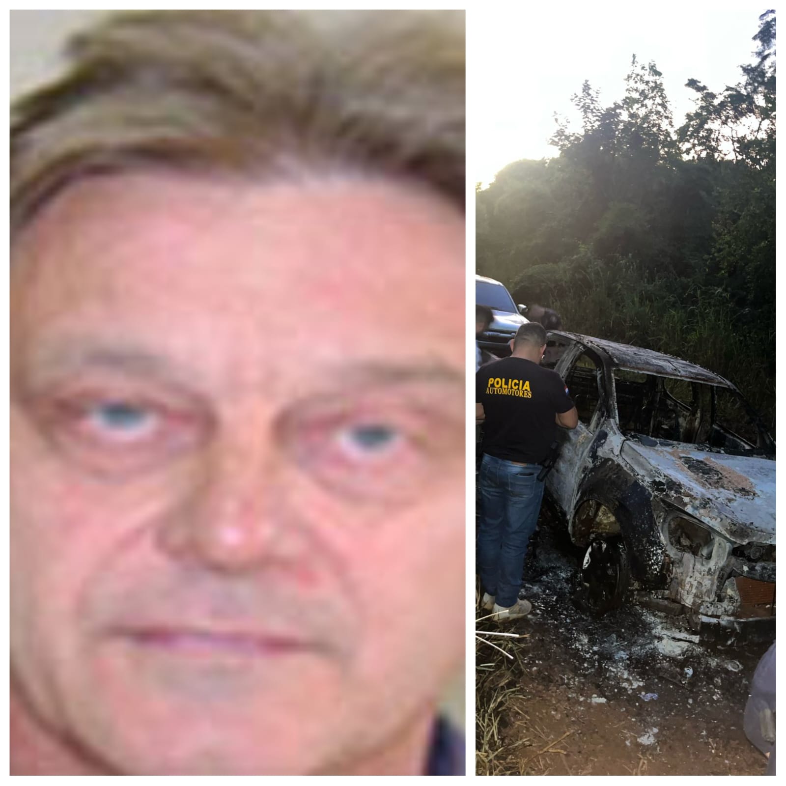 Camioneta hallada incinerada en PJC es de un ingeniero agrónomo que está desaparecido Camioneta hallada incinerada en PJC es de un ingeniero agrónomo que está desaparecido