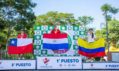Sudamericano Juvenil de Golf: Colombia se corona en equipos y Paraguay festeja en individual
