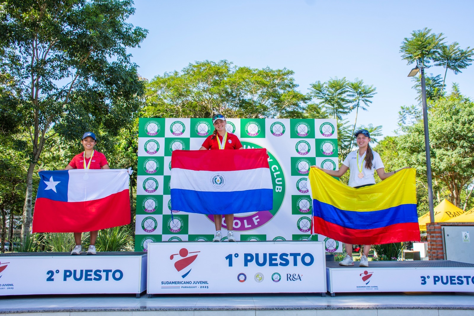 Sudamericano Juvenil de Golf: Colombia se corona en equipos y Paraguay festeja en individual