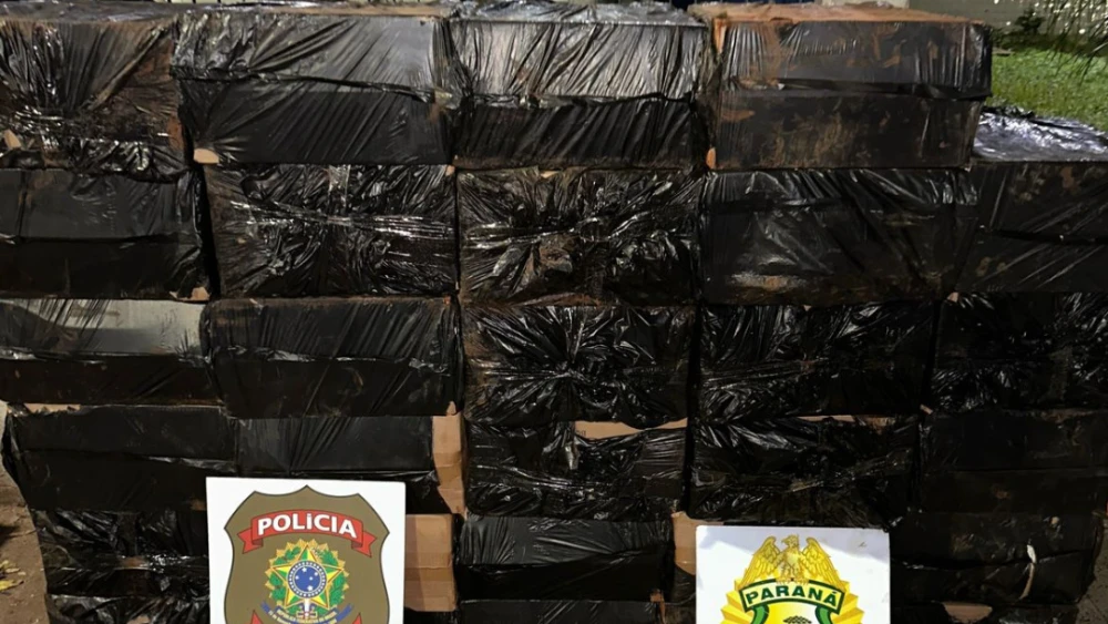 Policía brasileña incauta unas 400 cajas de cigarrillos