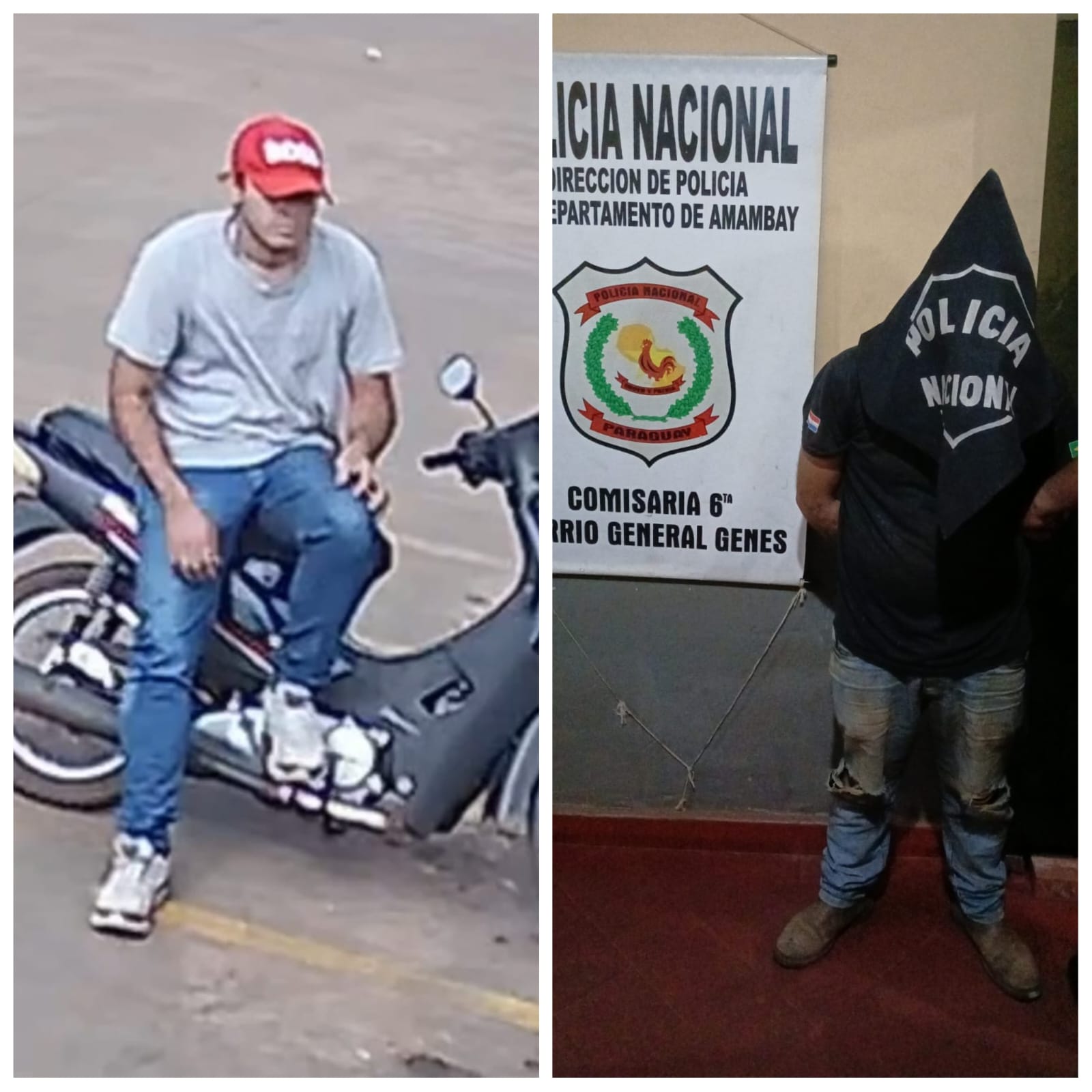 PJC: Detienen a un gomero tras ser visto en circuito cerrado hurtando una motocicleta PJC: Detienen a un gomero tras ser visto en circuito cerrado hurtando una motocicleta