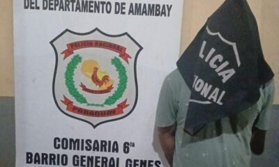 Contador fue detenido en el Hospital Regional de PJC por golpear a su pareja con jarra de lata