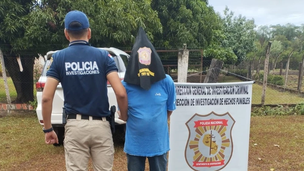 Supuesto feminicida es capturado tras un procedimiento policial en Yby Yaú
