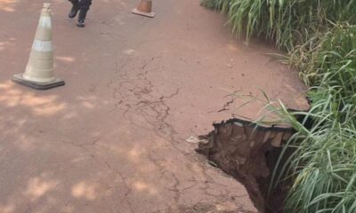Municipalidad de Pedro Juan Caballero clausura puente sobre arroyo por riesgo de colapso