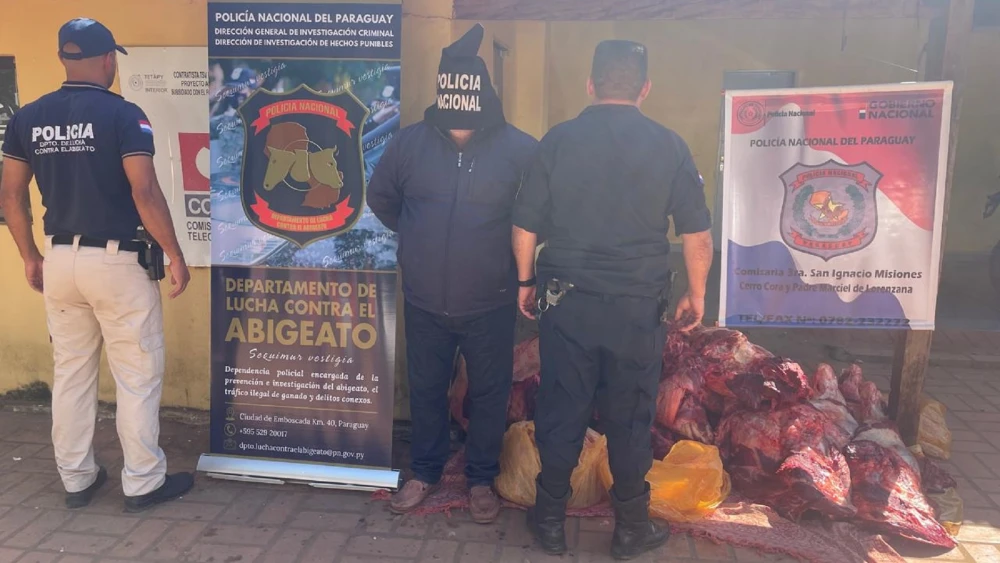 Incautan casi 600 kilos de carne de dudosa procedencia en San Ignacio