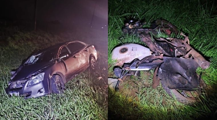 Accidente causado por ebrio se cobra la vida de dos niños y un adulto en Canindeyú