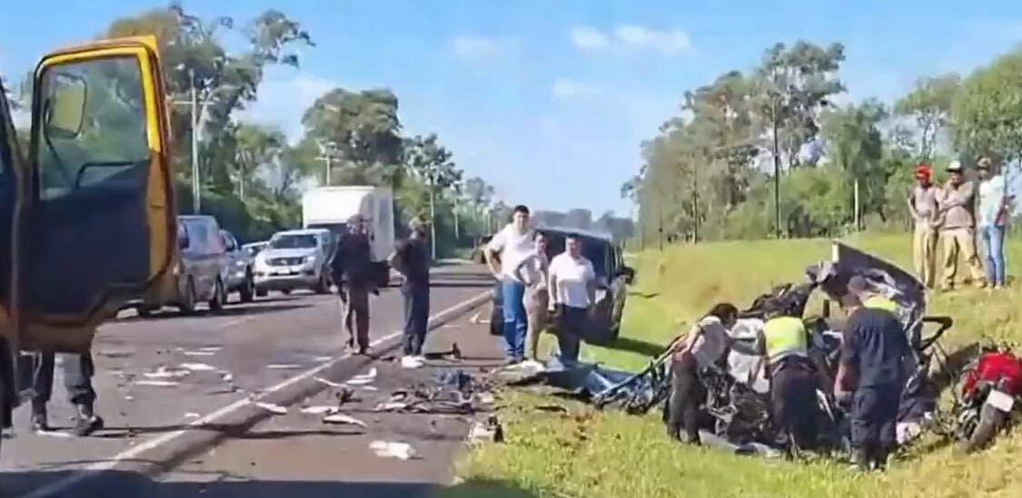 Accidente en Misiones deja dos fallecidos y dos heridos de gravedad